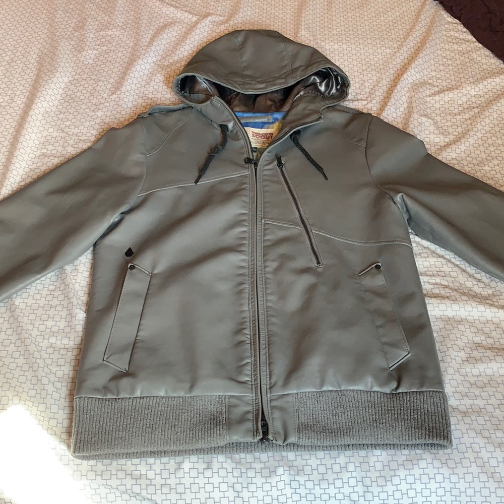 Gray Volcom hooded jacket